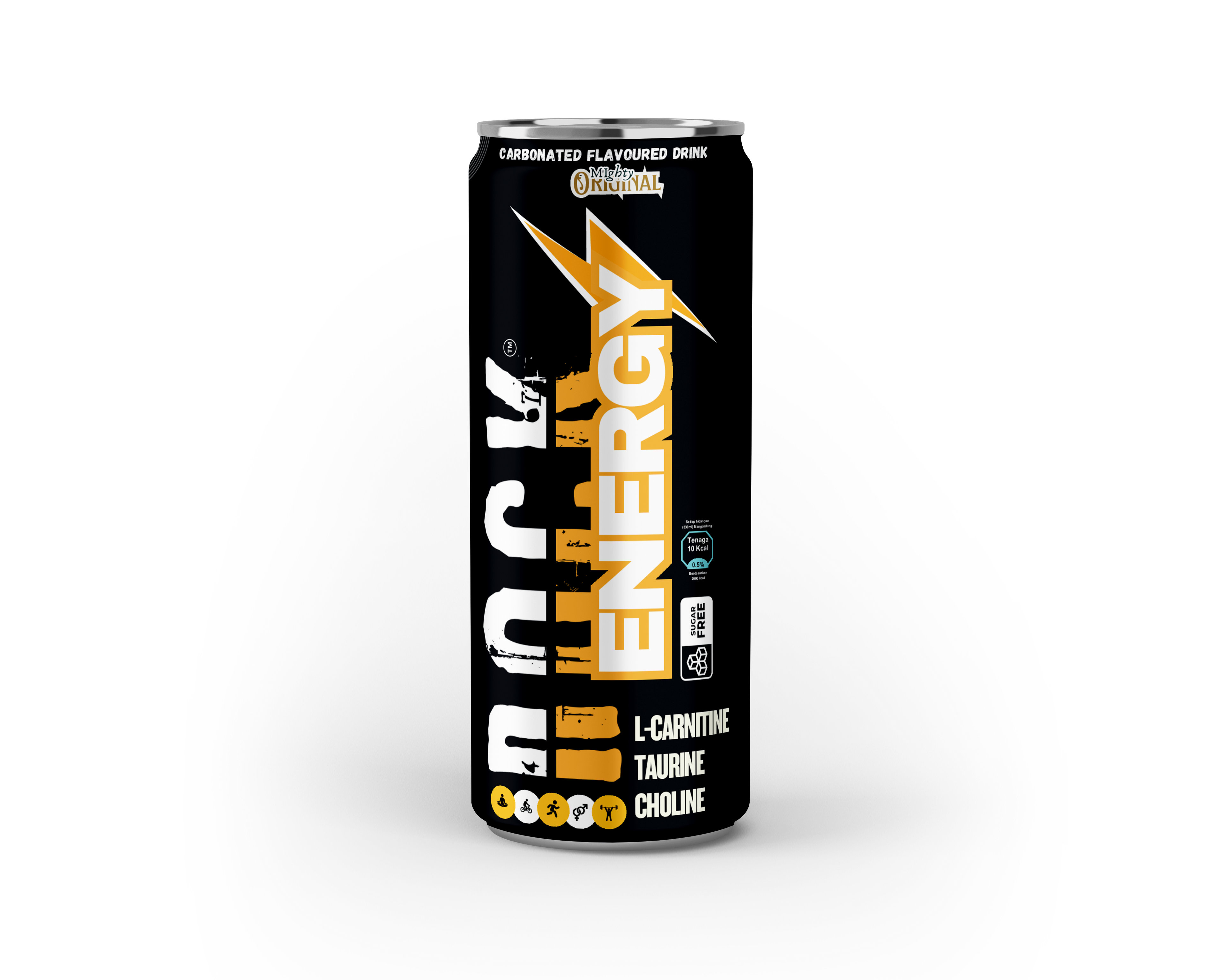 Rock Energy Drink | Mighty Original | 320ml Can